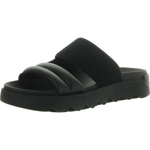 Leder-Slipper-Slide Sandalen