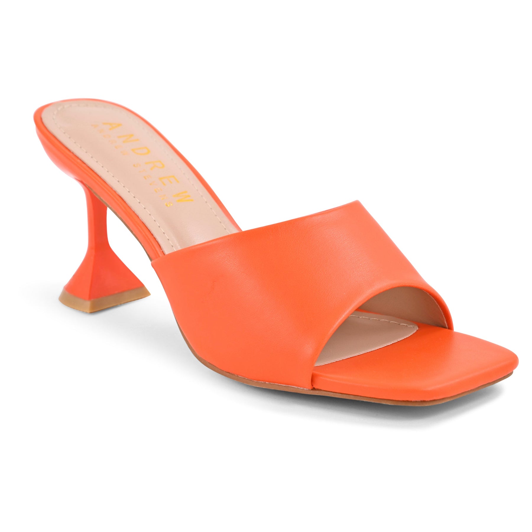 Freya – Absatzsandalen in Orange