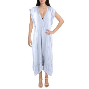 Gone Sailing gestreiftes Maxikleid