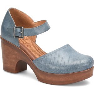 Gia Kunstleder perforierte Clogs