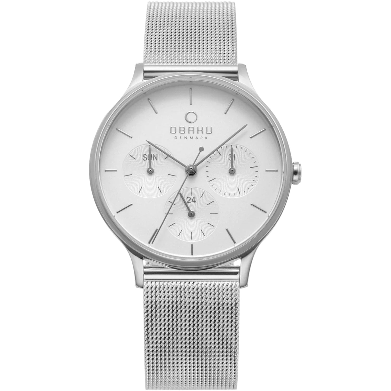 Obaku Damen Lind Weiß Dial Uhr