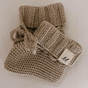 Luna + Luca Bio-Booties – Heide beige