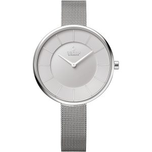 Obaku Damen Sand weißen Zifferblatt Armbanduhr