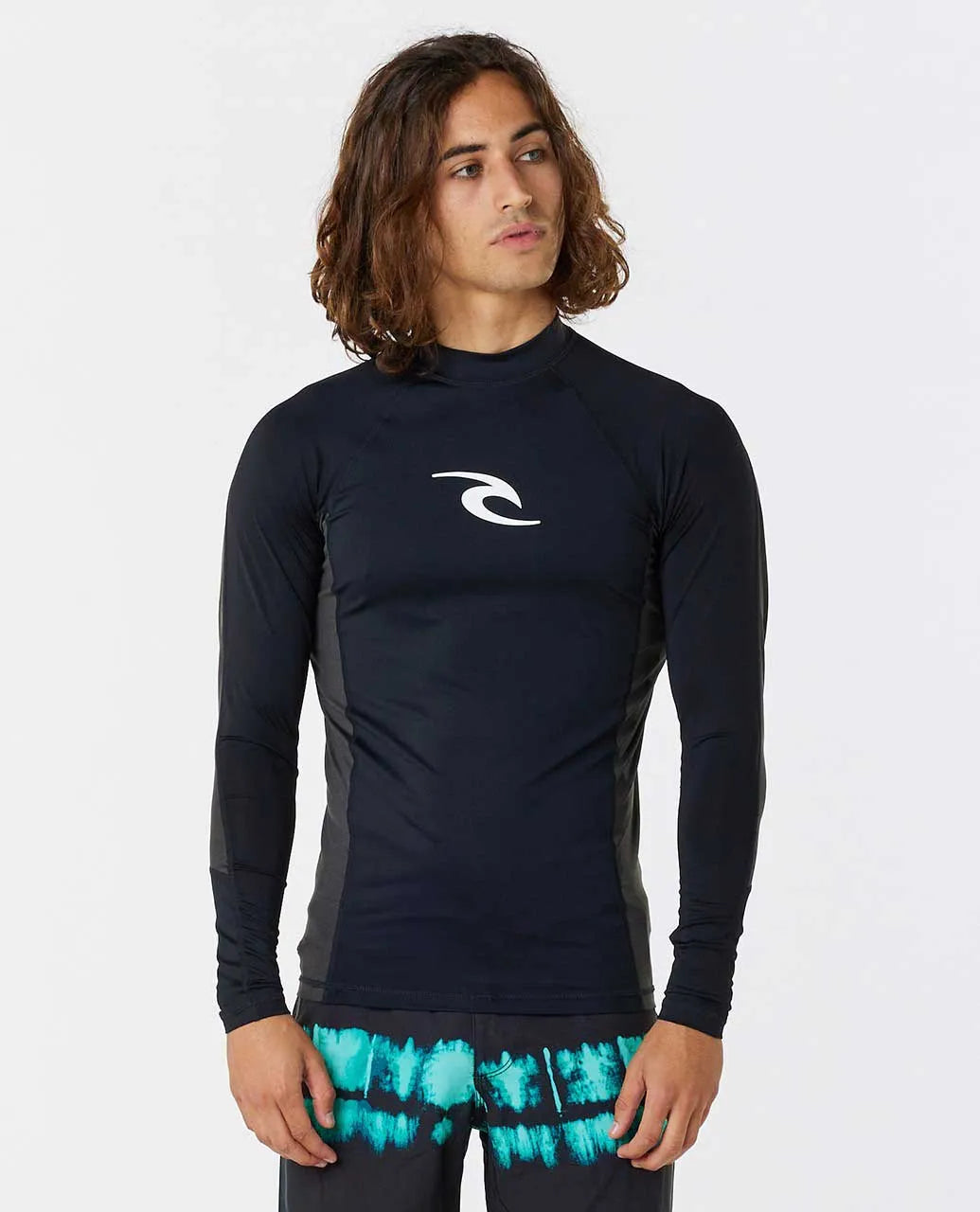 Rip Curl Wave Langarm-Rashguard – Herren