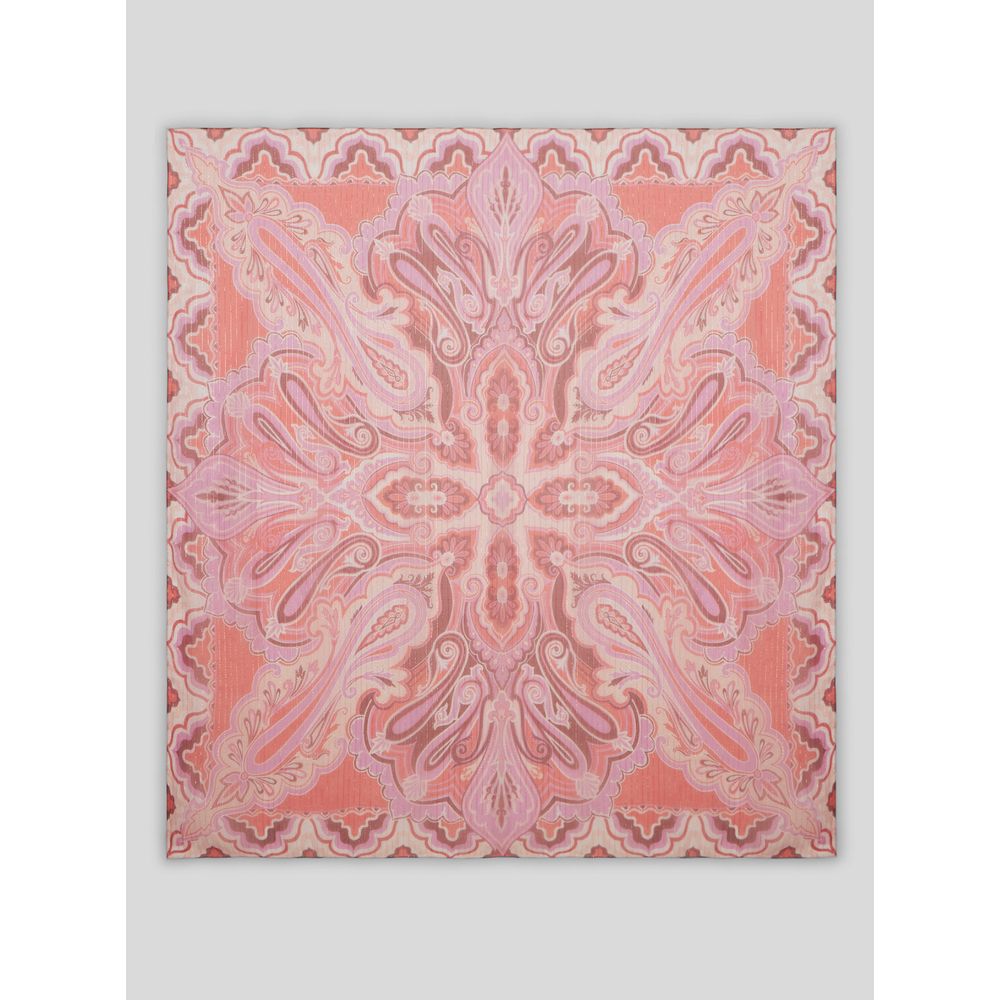 Seidenschal mit platziertem Paisley-Muster