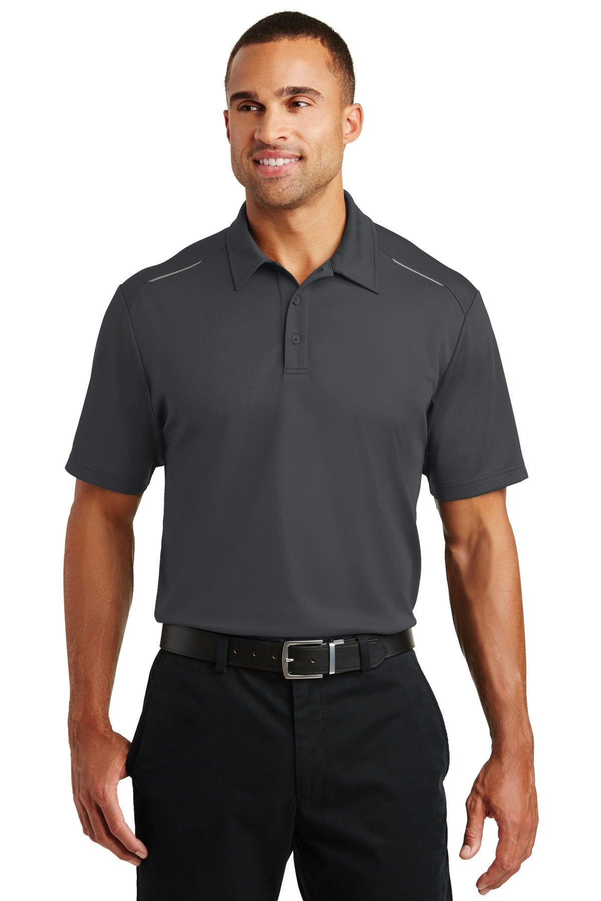 Port Authority Herren Pinpoint Mesh Polo. K580