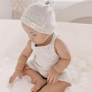 Luna + Luca Knotted Hut – schwarzer Fleck