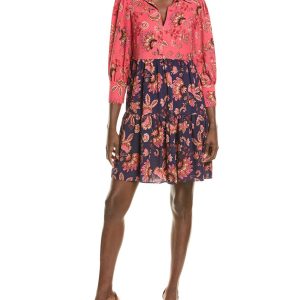 Vince Camuto Pebble Crepe Minikleid