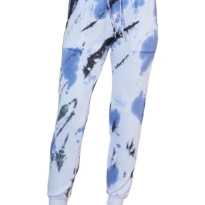 Marble Wash Jogger Hosen in peri 7668099776572
