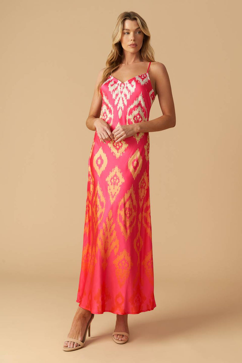 Diamant GIRL gewebt SLIP Kleid