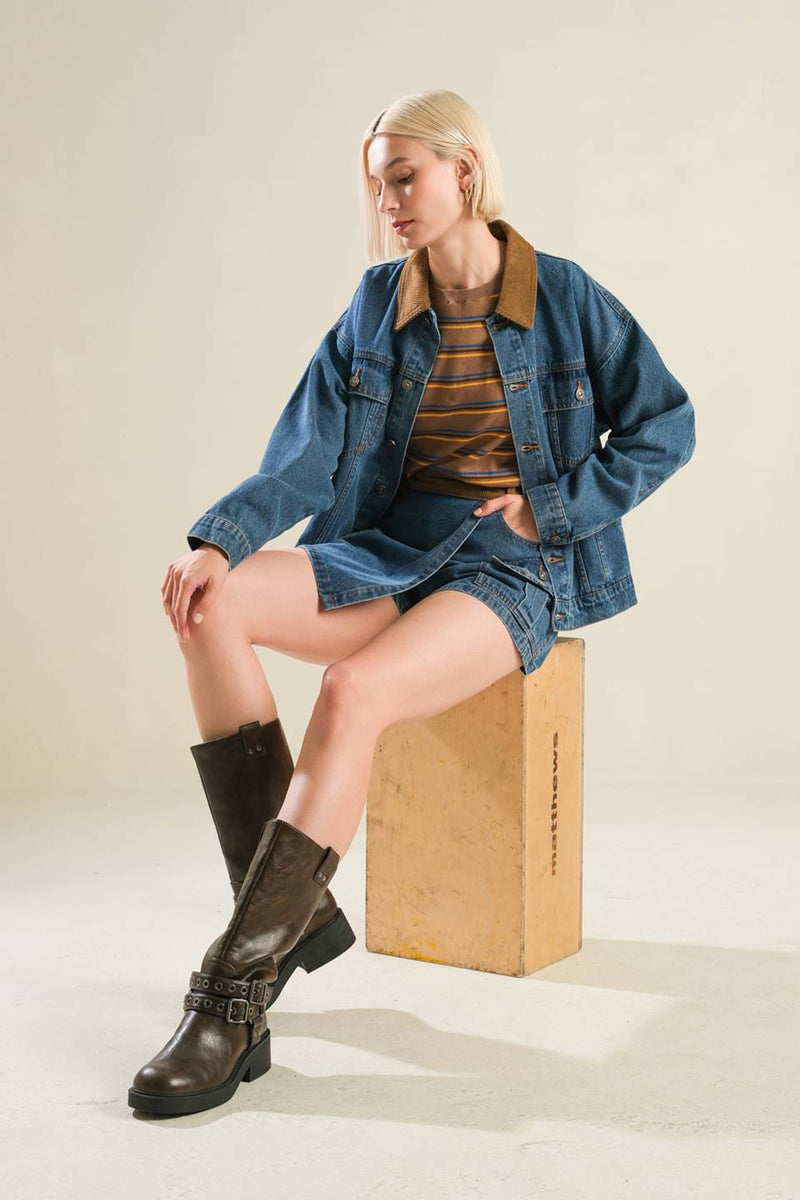 LIVIN' MEINE BESTE LIFE Denim JACKE