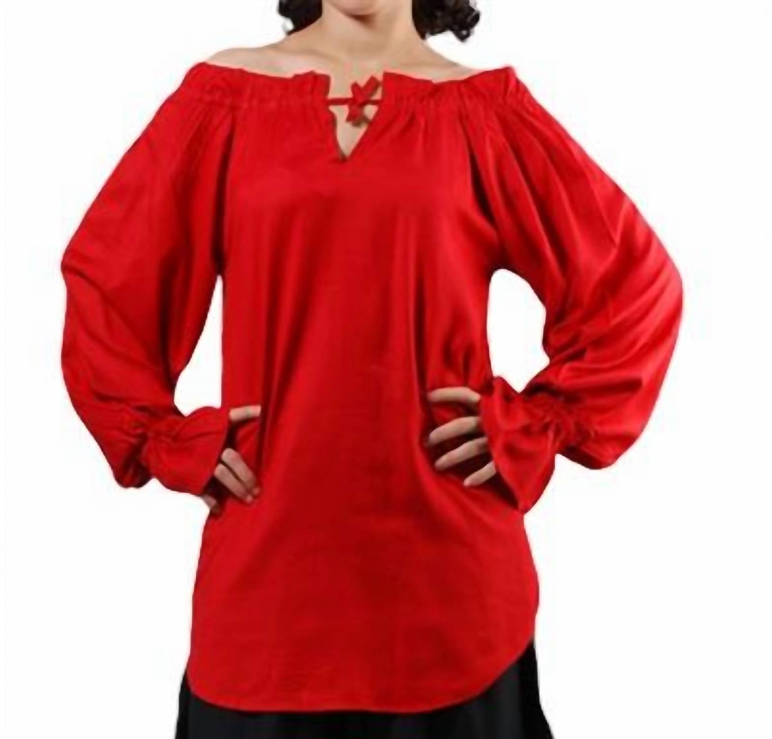 Mcgreedy Piratenbluse in Rot