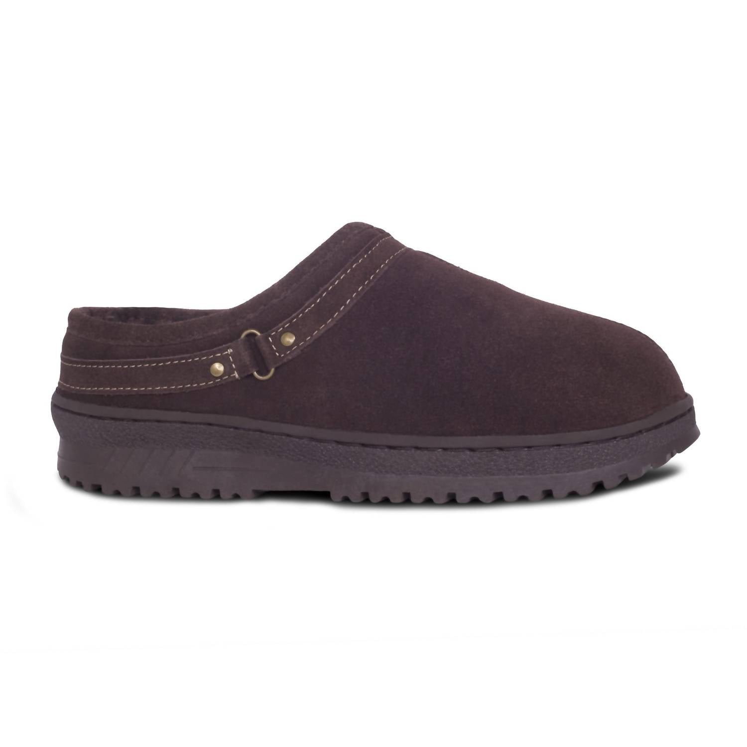 Unisex Schaffell Clog In Schokolade