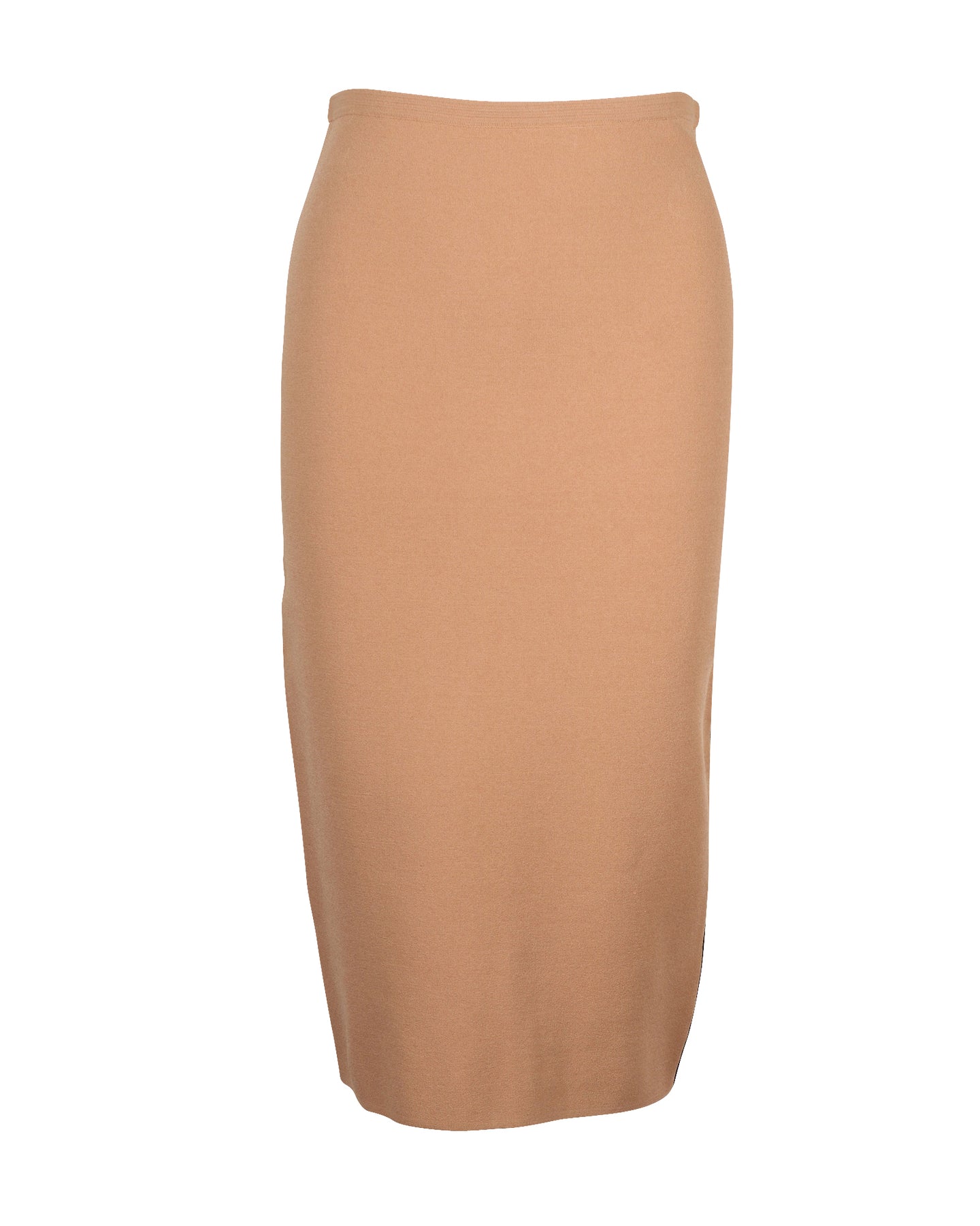 Diane Von Furstenberg Bi-Colour Strick Bleistiftrock in Hellbraun Viskose