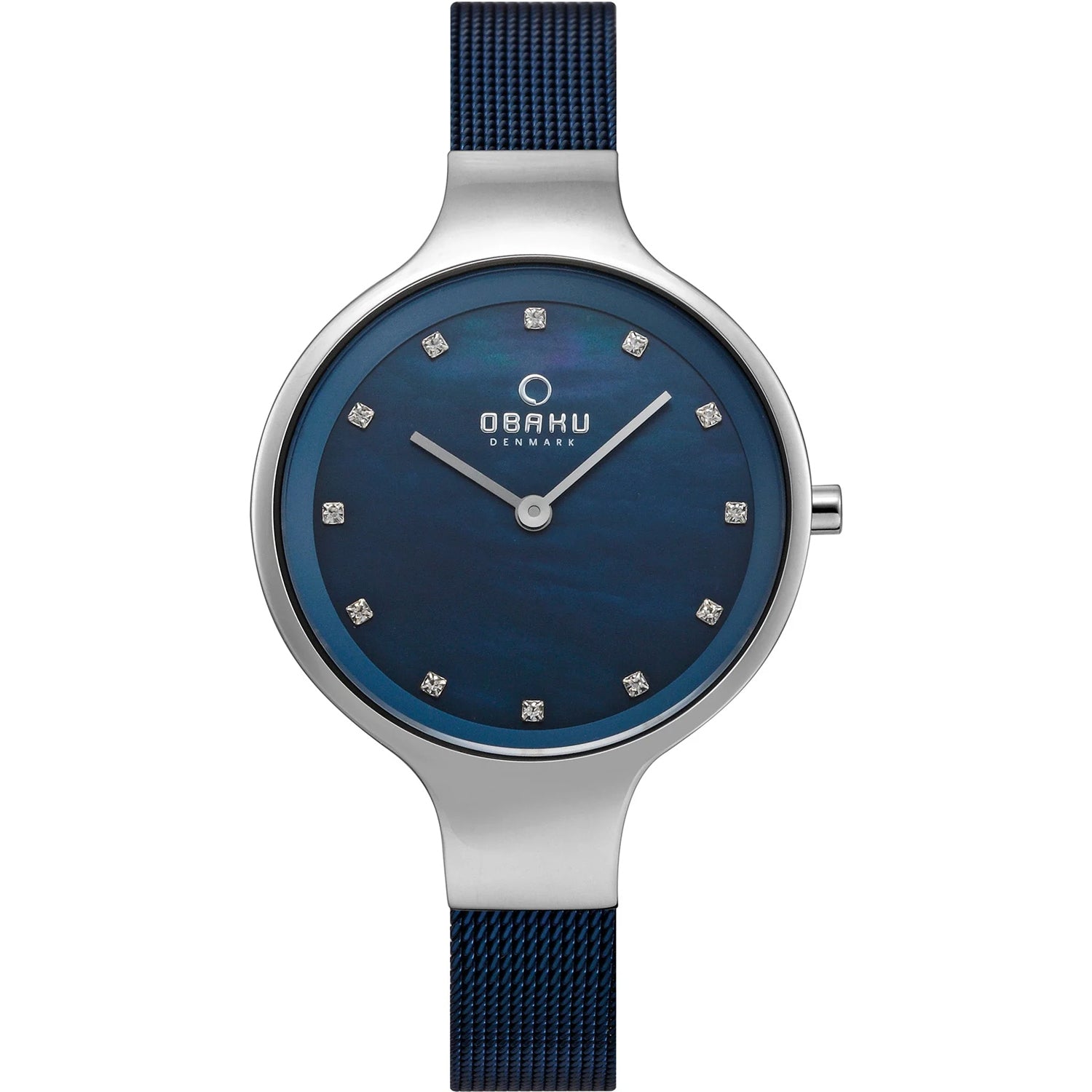 Obaku Damen klassisch Blau Dial Uhr