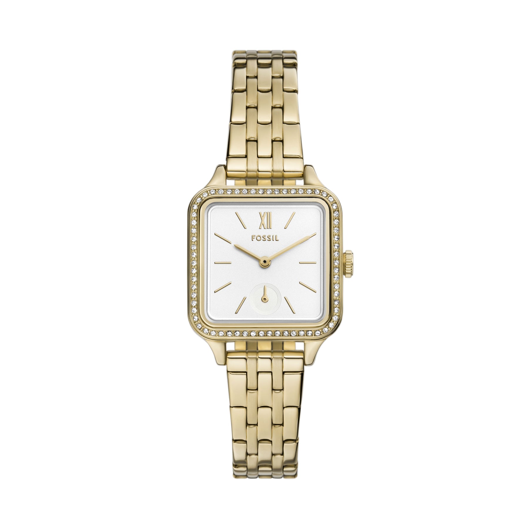 Fossil Damen Colleen Drei-Hand, Gold-Ton Edelstahluhr