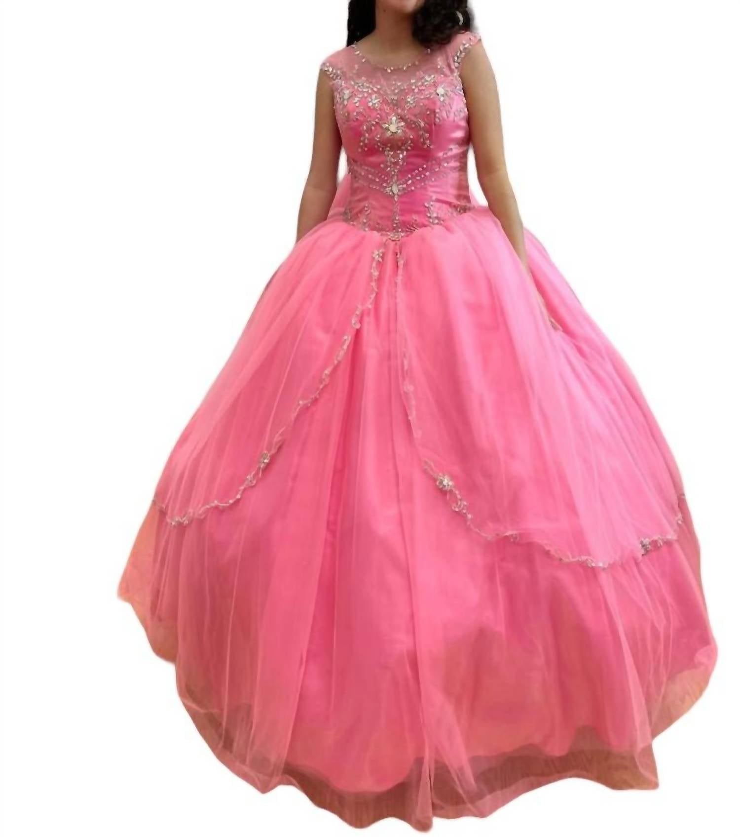 Ärmelloses Quinceañera Kleid in Calypso