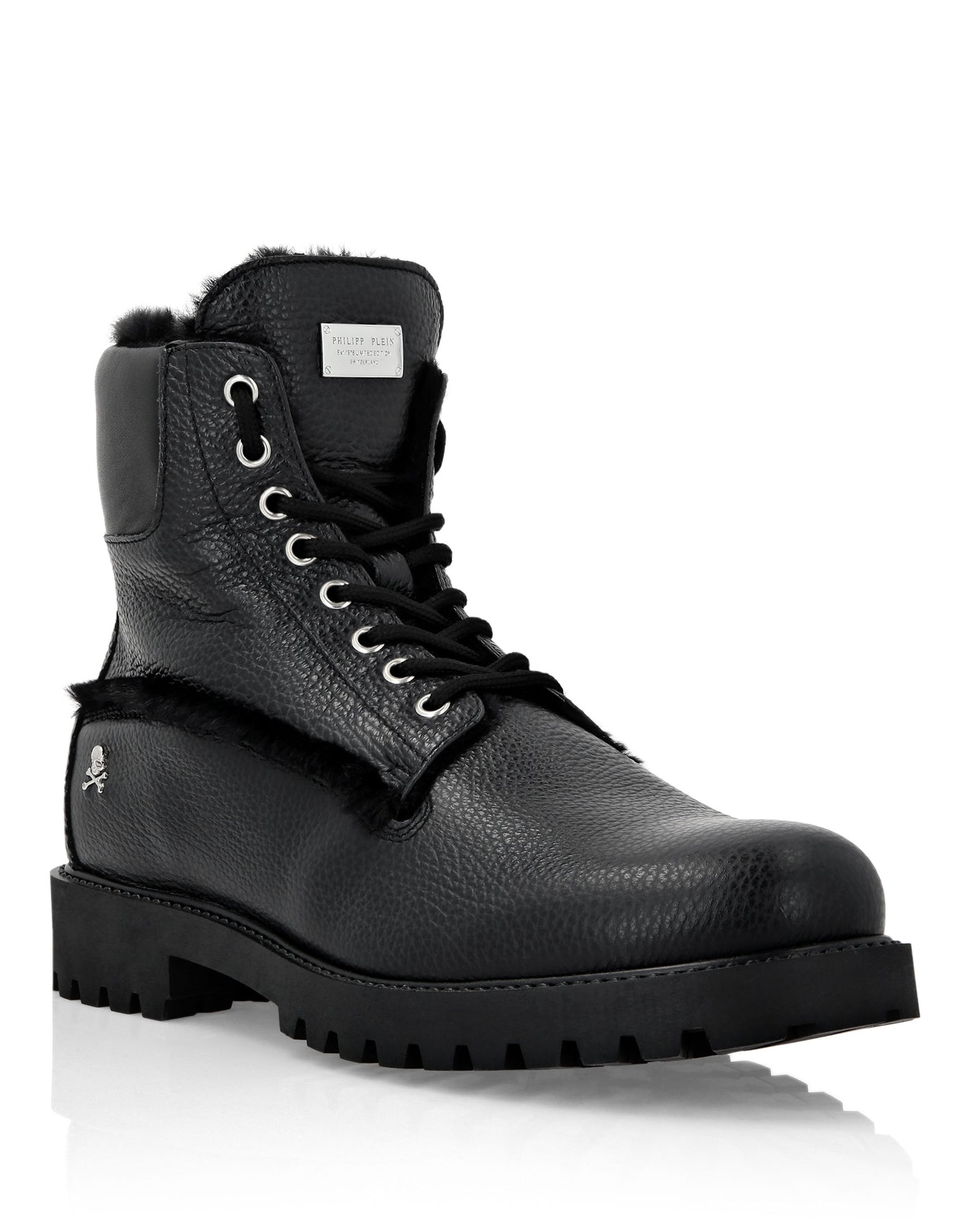 Leder Stiefel mit Schnürung innen Die Hunter