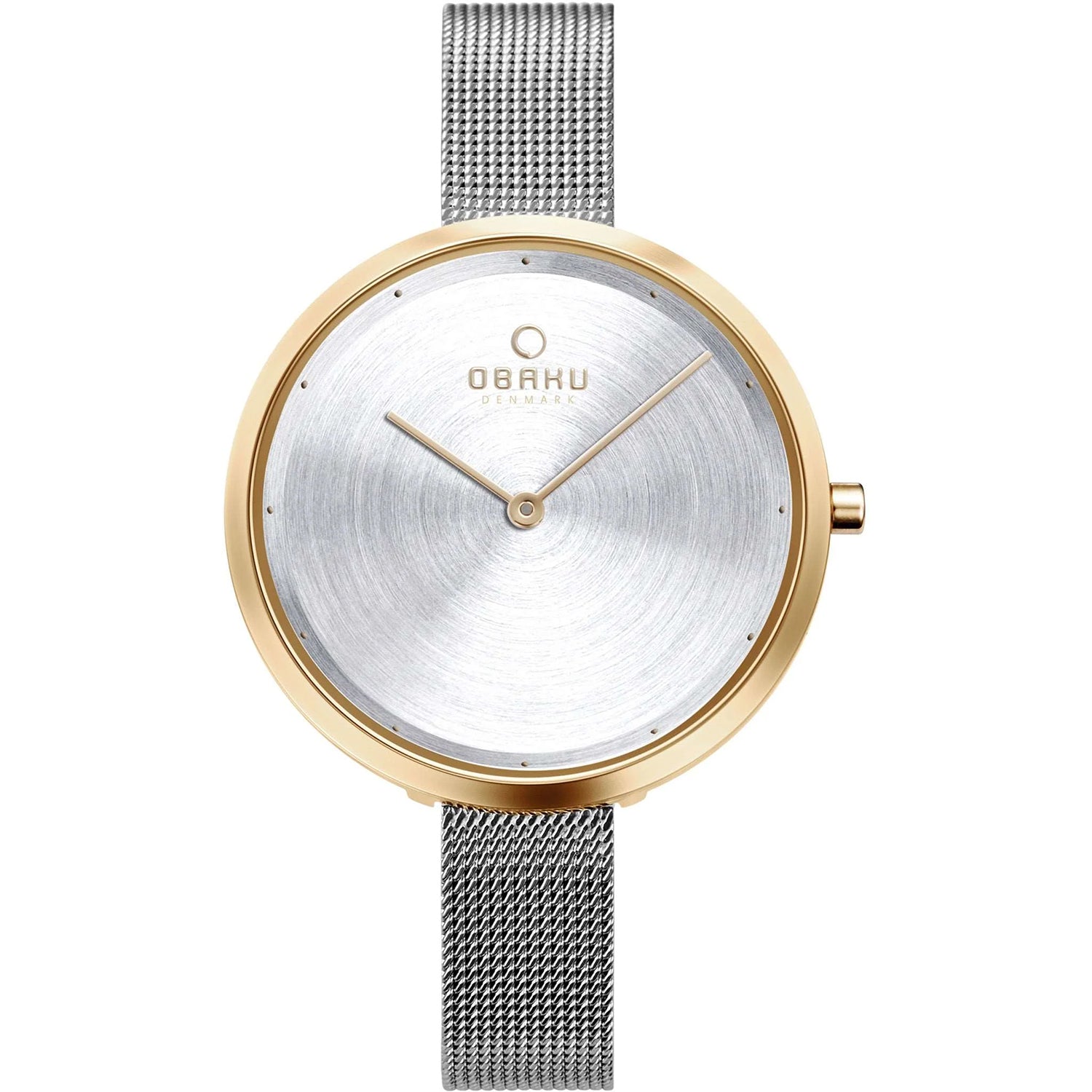 Obaku Damen klassisch Silber Dial Uhr