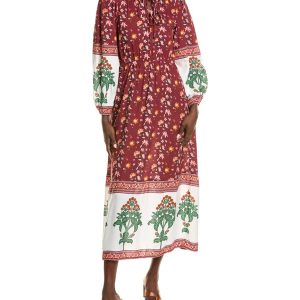 Garrie B Smocked Maxikleid 7827047972924