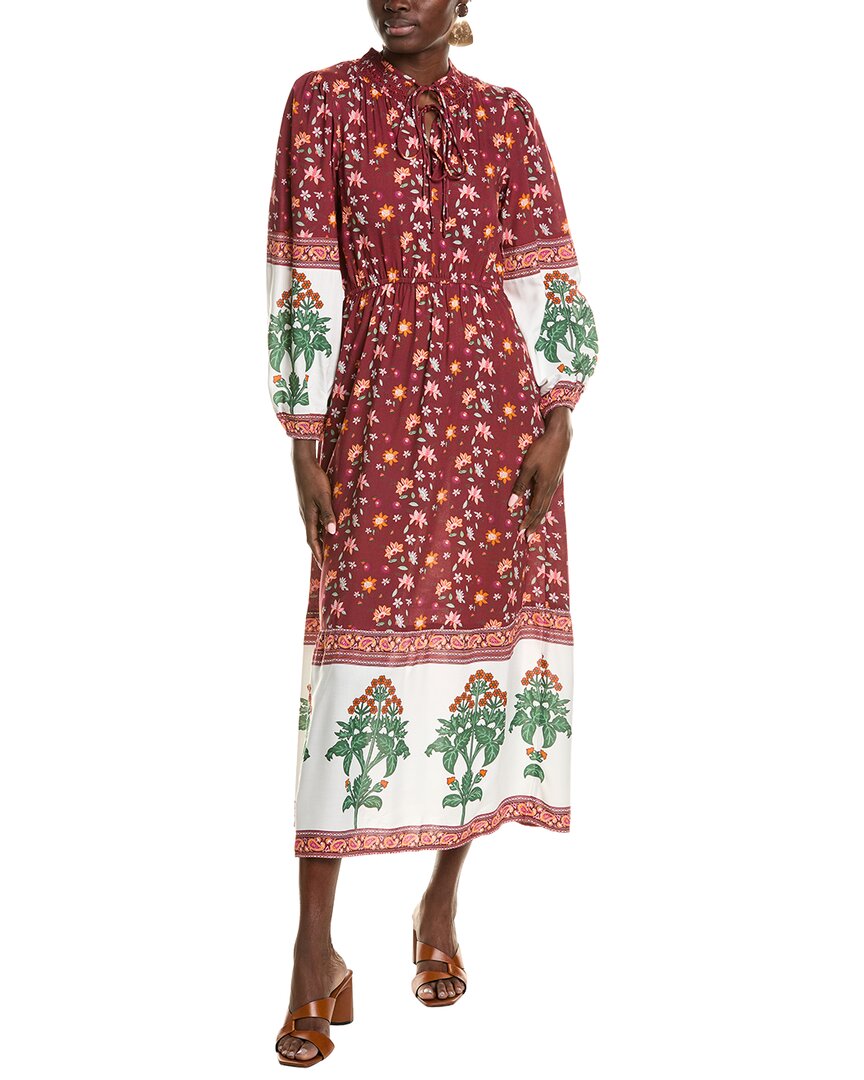 Garrie B Smocked Maxikleid