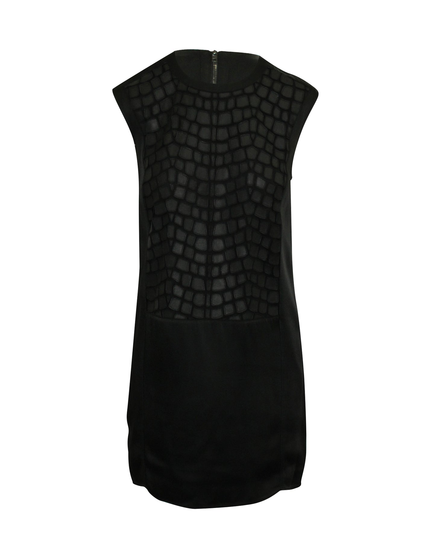 Helmut Lang Minikleid aus schwarzem Polyester