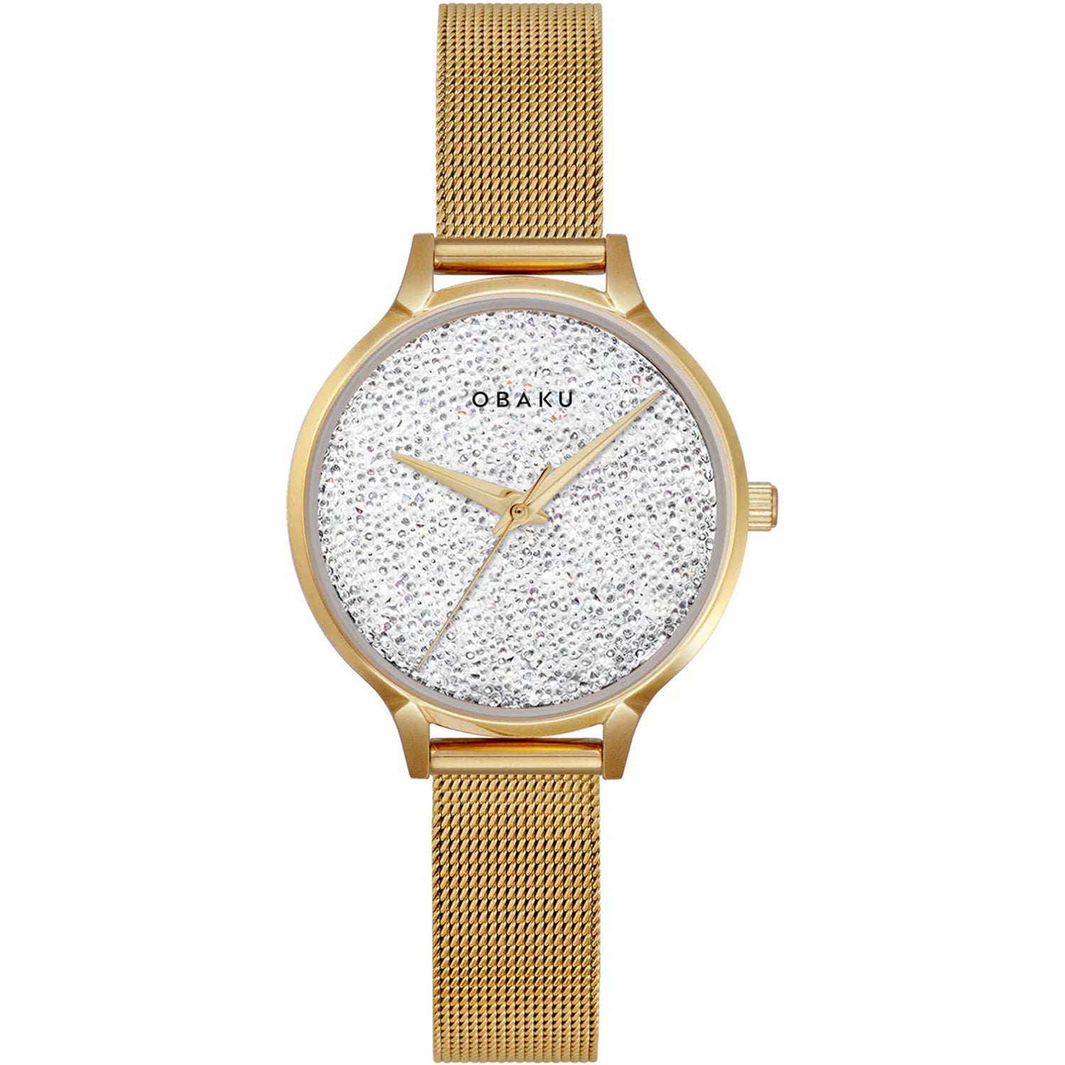 Obaku Damen Stjerner Silber Dial Uhr