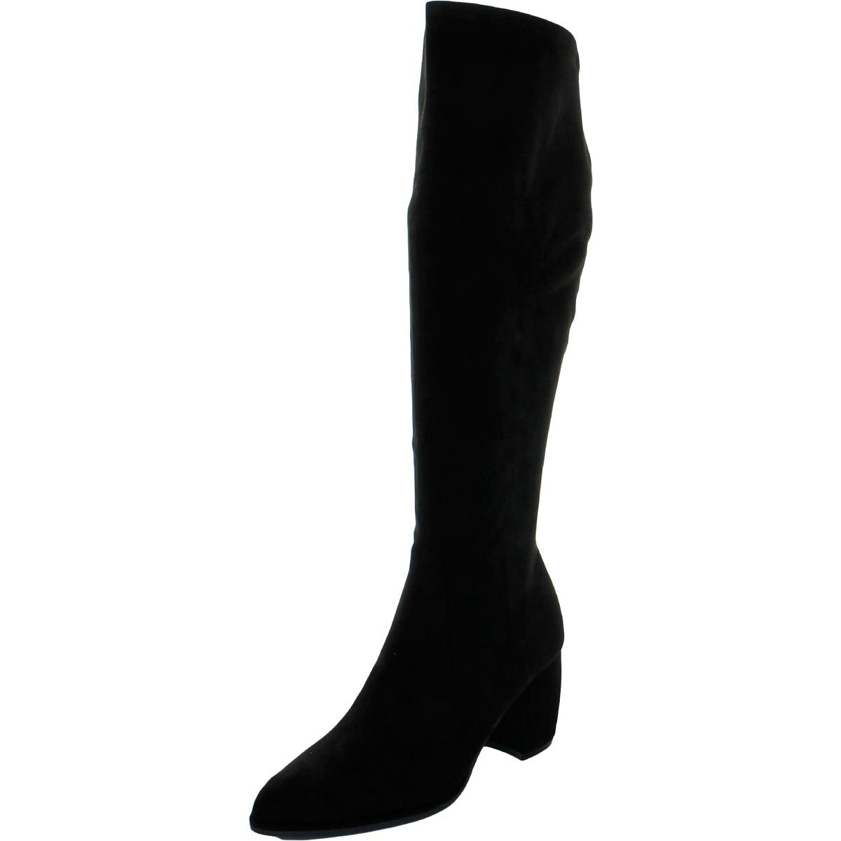 Lella Imitat Stiefel aus Wildleder mit breitem Schaft