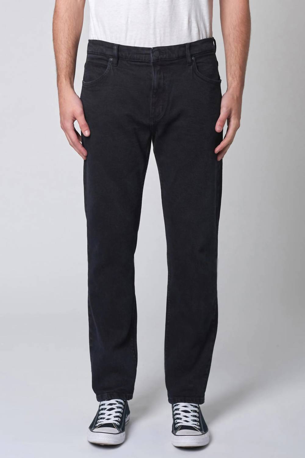 Relaxo Jean in gewaschenem Schwarz