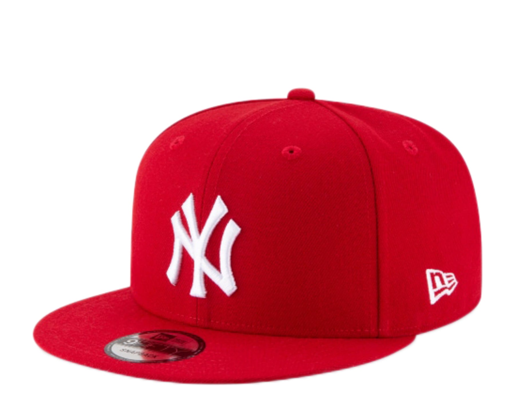 New Era 9Fifty MLB New York Yankees Basic Scarlet Rot Snapback Hut 11941921
