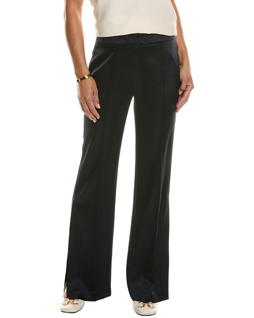 Elie Tahari Satin Seitenschlitz Hose