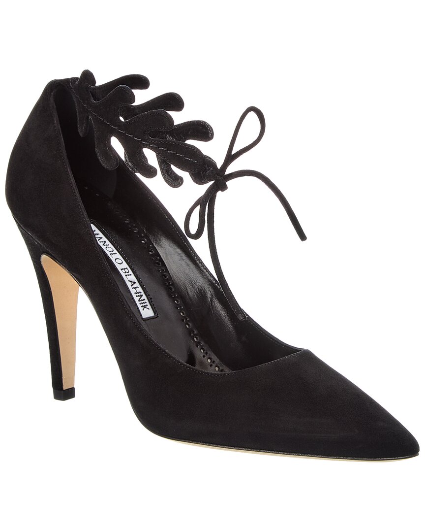 Manolo Blahnik Florettehi 105 Wildleder Pump