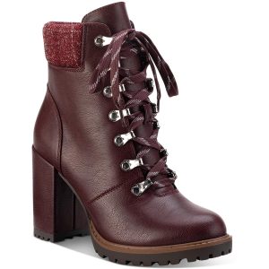 Octavia Kunstleder Knöchel Kampf & mit Schnürschuhe