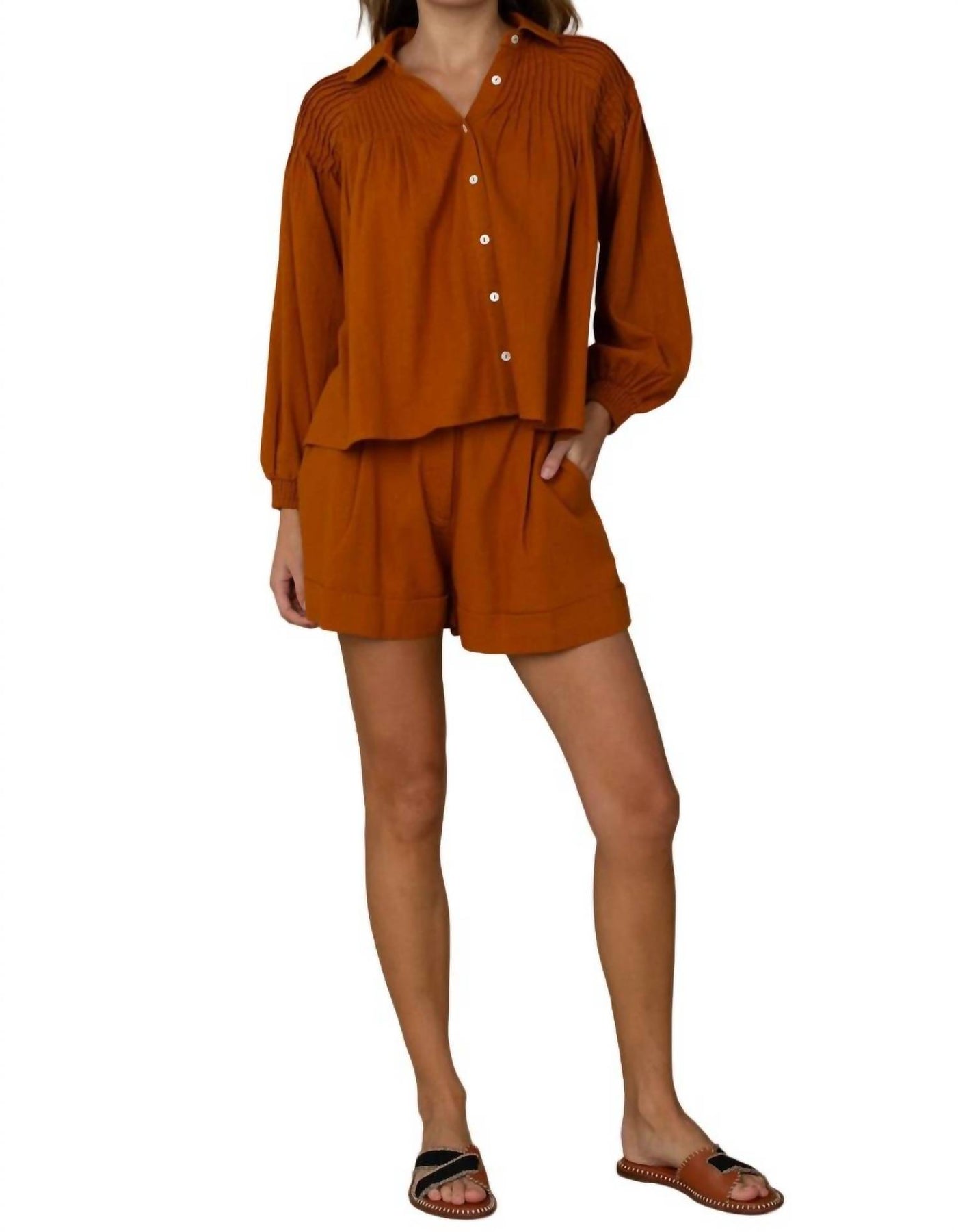 Sami Shorts in Butterscotch
