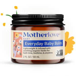 Motherlove Everyday Baby Balm – Sanfte Bio-Feuchtigkeitscreme mit Kamillenduft für alle Altersgruppen