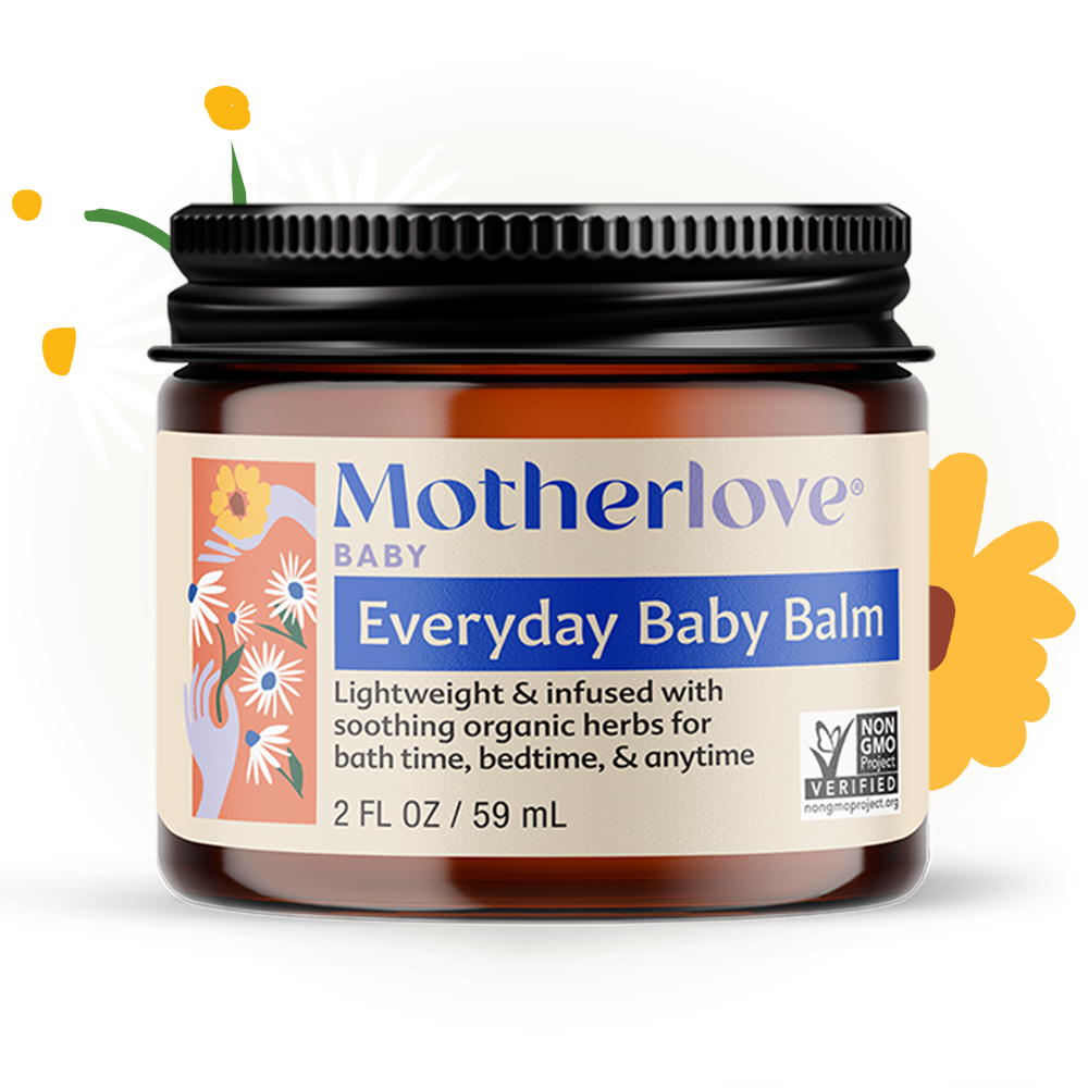 Motherlove Everyday Baby Balm – Sanfte Bio-Feuchtigkeitscreme mit Kamillenduft für alle Altersgruppen