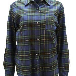 Isabel Marant Etoile Flanell Hemd aus blauer Baumwolle 7764864467004
