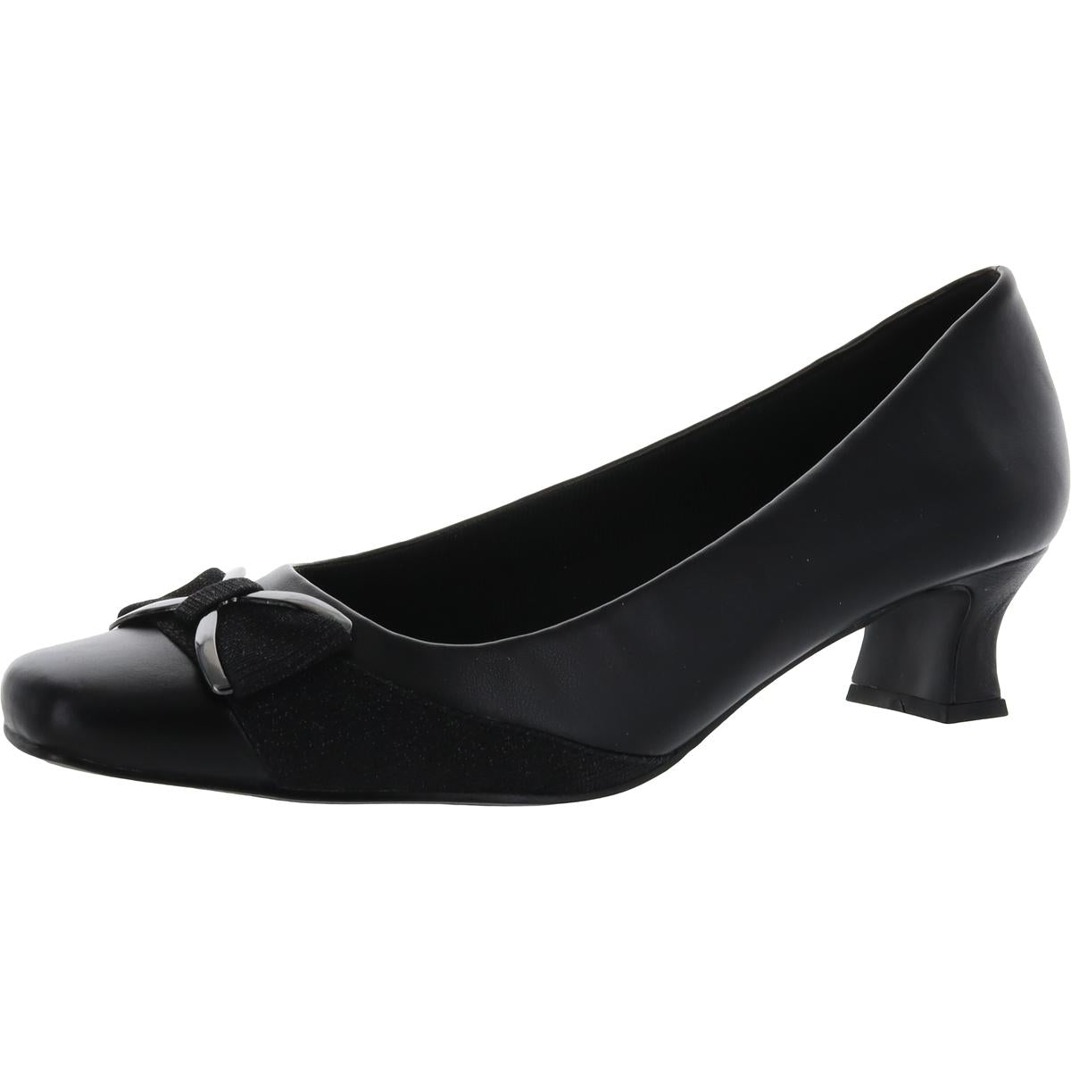 Rejoice Kunstleder Slip auf Kleid Absatzschuhe