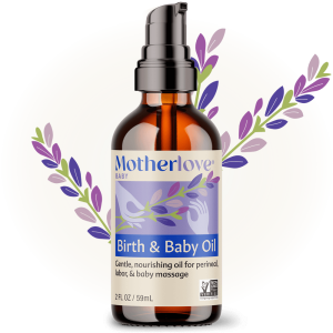 Motherlove Birth & Baby Oil – Sanftes Bio-Lavendelöl für die Wehen- und Säuglingspflege