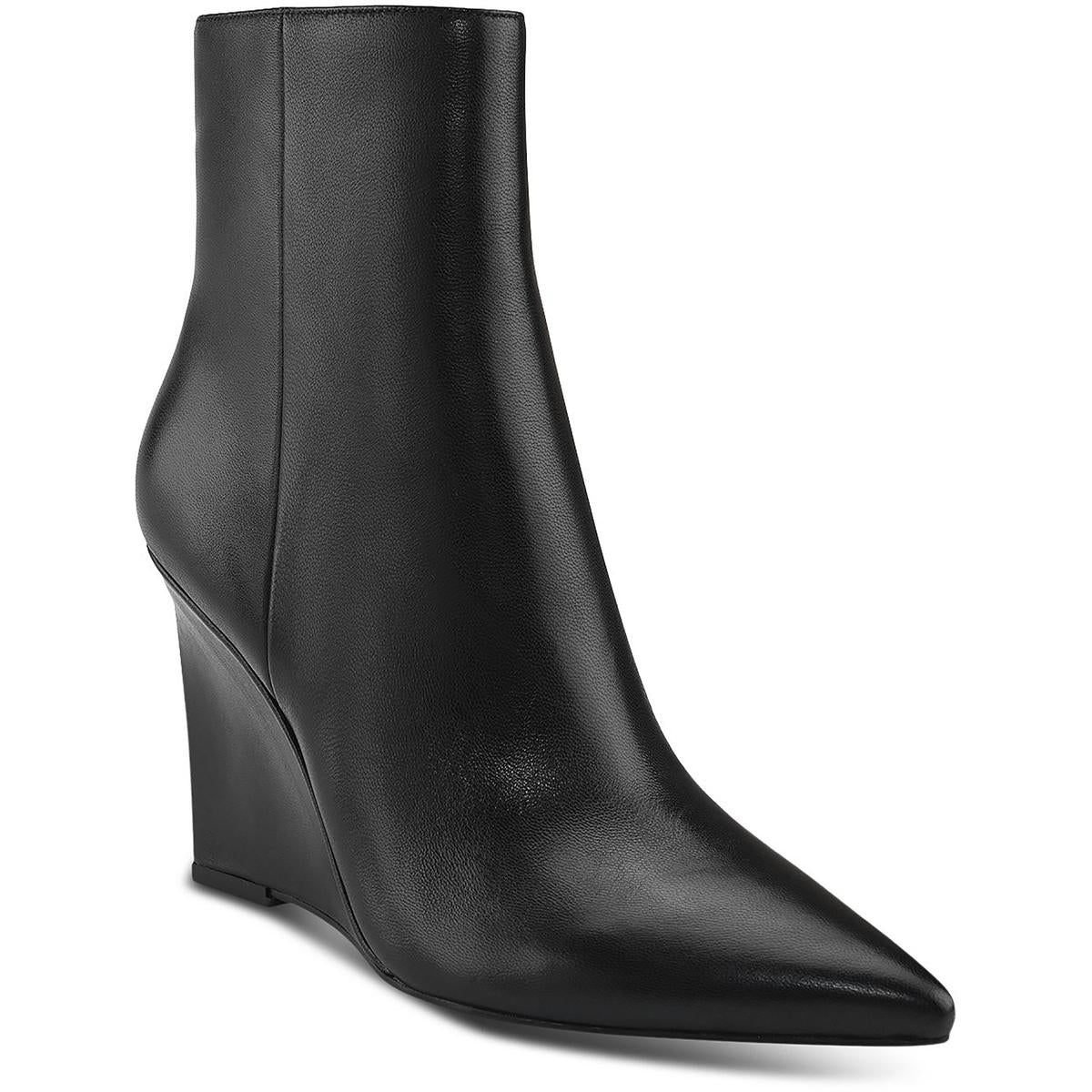 Dayna Leder Keil Stiefel