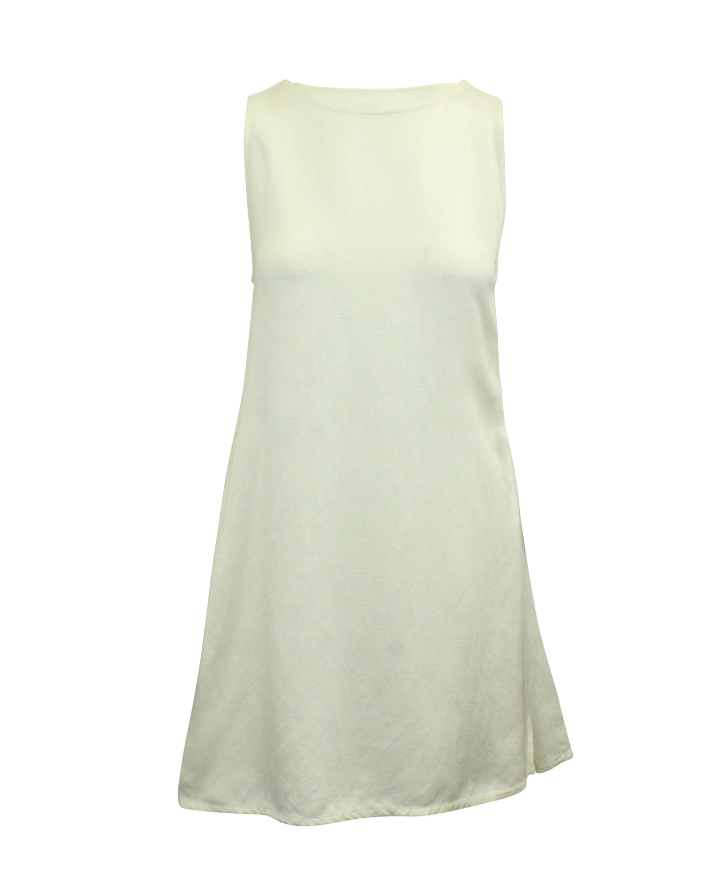 Maison Martin Margiela – Kleid aus ärmellosem Leinen