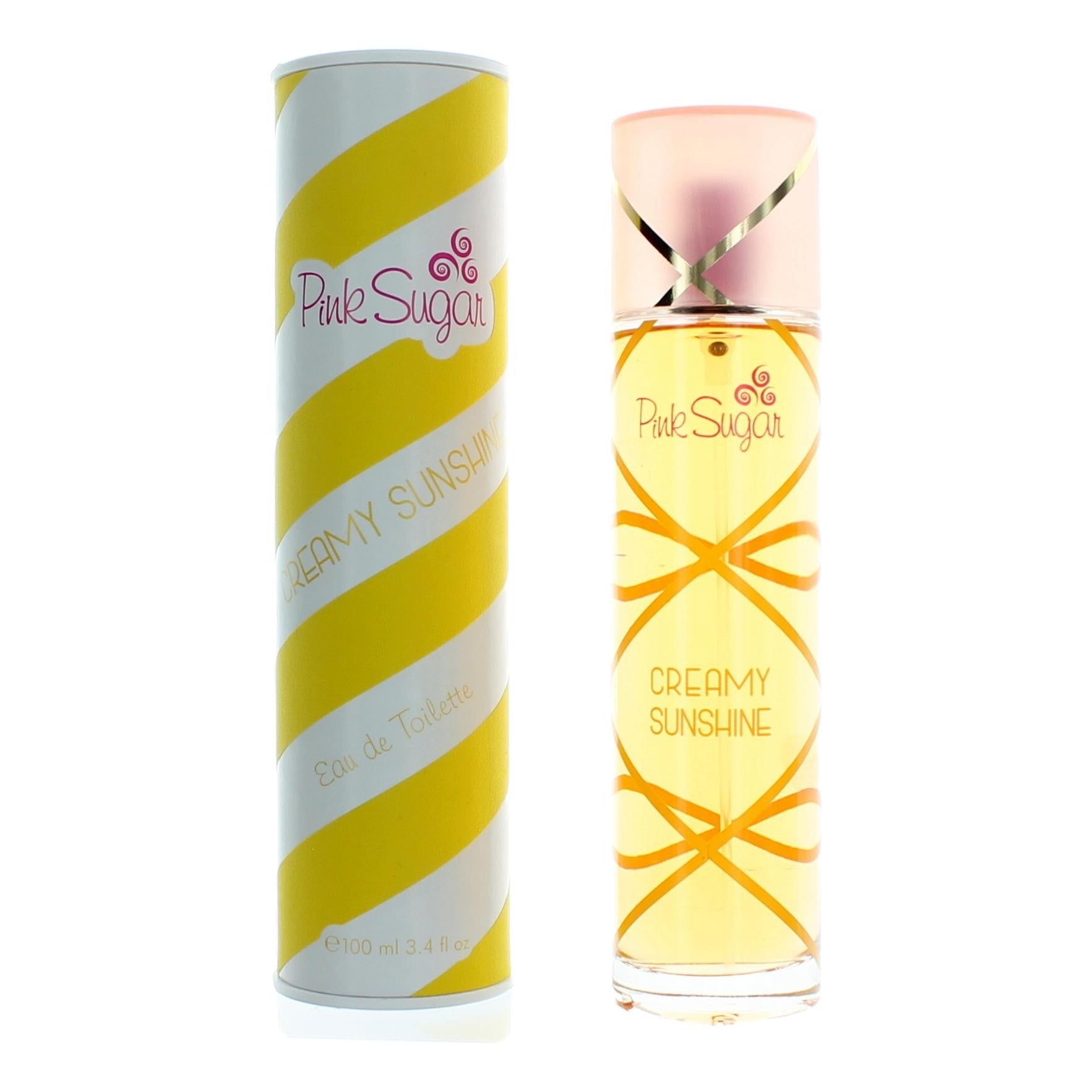 Pink Sugar Creamy Sunshine von Aquolina, 3.4 oz Eau de Toilette Spray für Damen