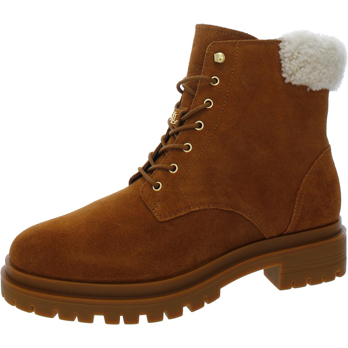 Carlee Lugged Sohle Knöchel Combat & Schnürstiefeletten