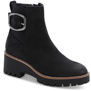 Dahlia Block Stiefeletten aus Ferseschnalle