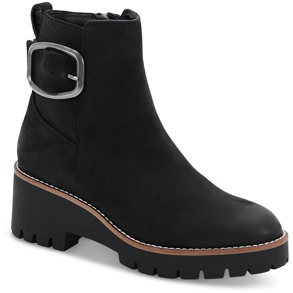 Dahlia Block Heel Schnalle Stiefeletten