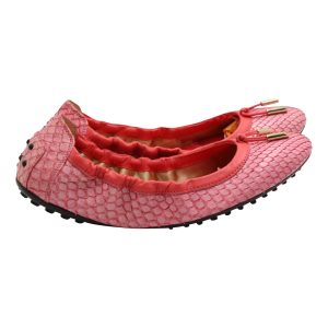 Tod's Ballerina Dee Laccetto aus pastellfarbenem Leder