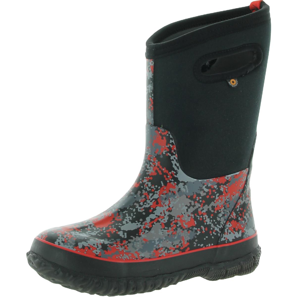 Jungen Pull-On wasserdichte Regenstiefel