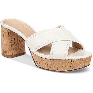 Dory Lederrutsche auf Plattform Sandalen