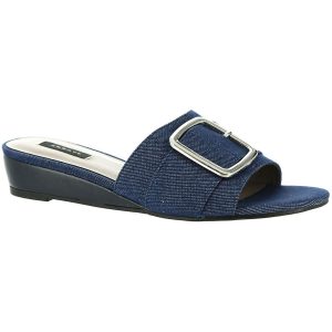 Milan Lederrutsche auf Slide Sandalen