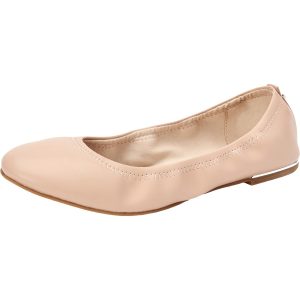 Georgia Faux Leder Scrunch Ballett Wohnungen